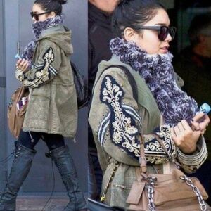 We The Free - Embellished Military Jacket